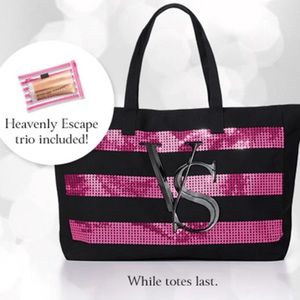 Victoria’s Secret Holiday Tote WITH Heavenly Trio